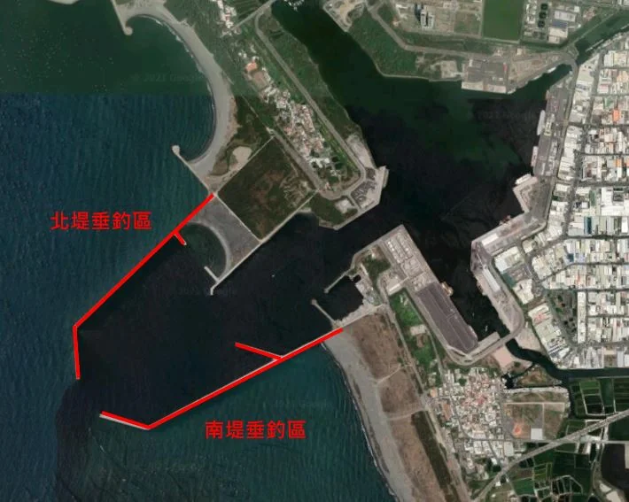 安平港・北防波堤1,500公尺官方公告附圖