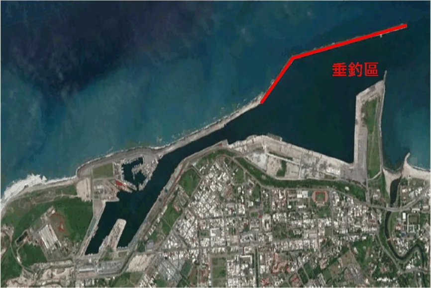 花蓮港・新東防波堤0K+0以南官方公告附圖