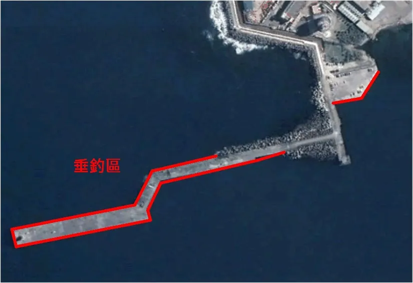 基隆港・東岸防波堤900公尺官方公告附圖