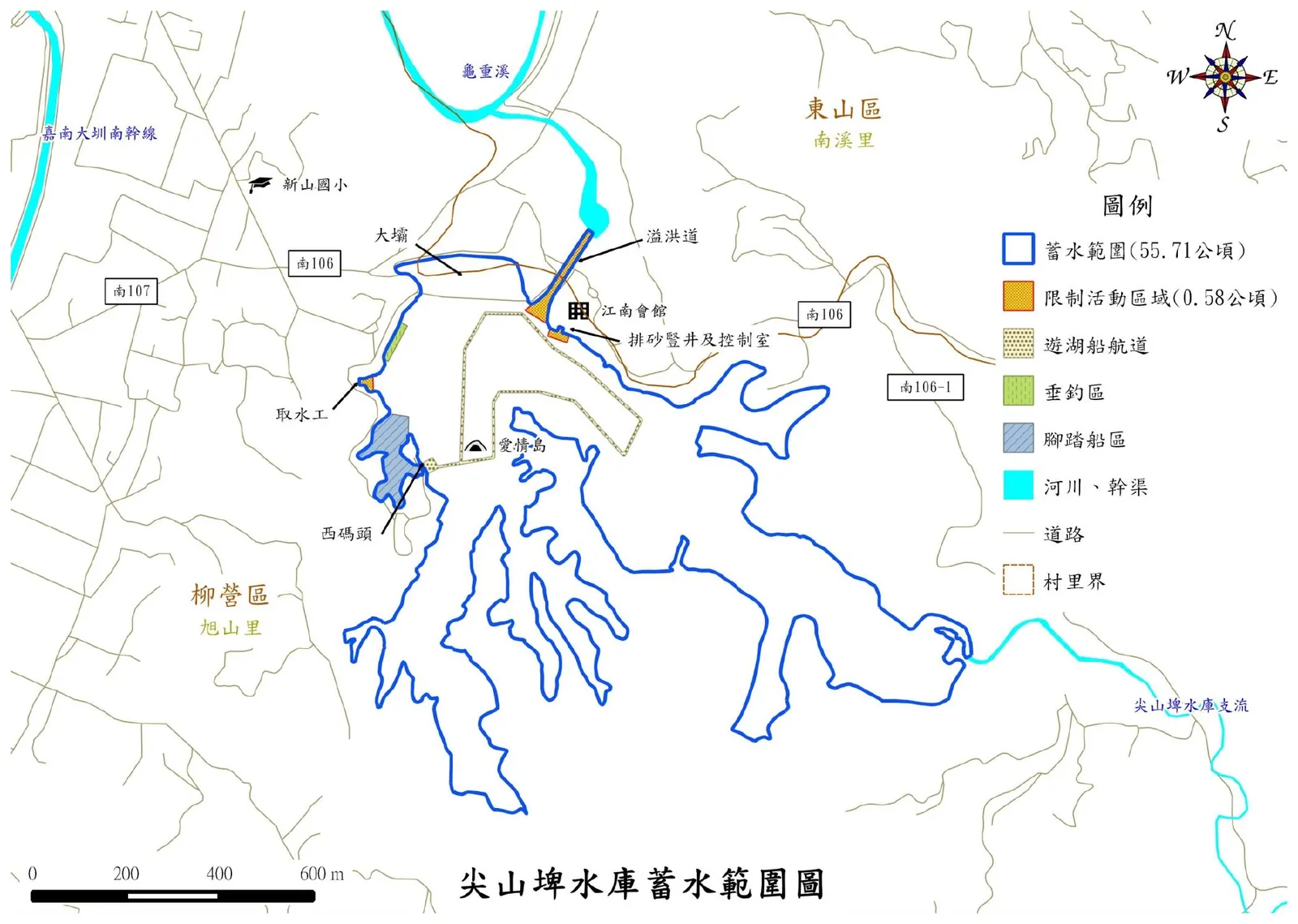 尖山埤官方公告附圖